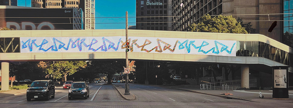 Cancer Survivors Plaza Skybridge